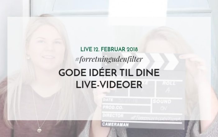 Gode ideer til live video til Facebook