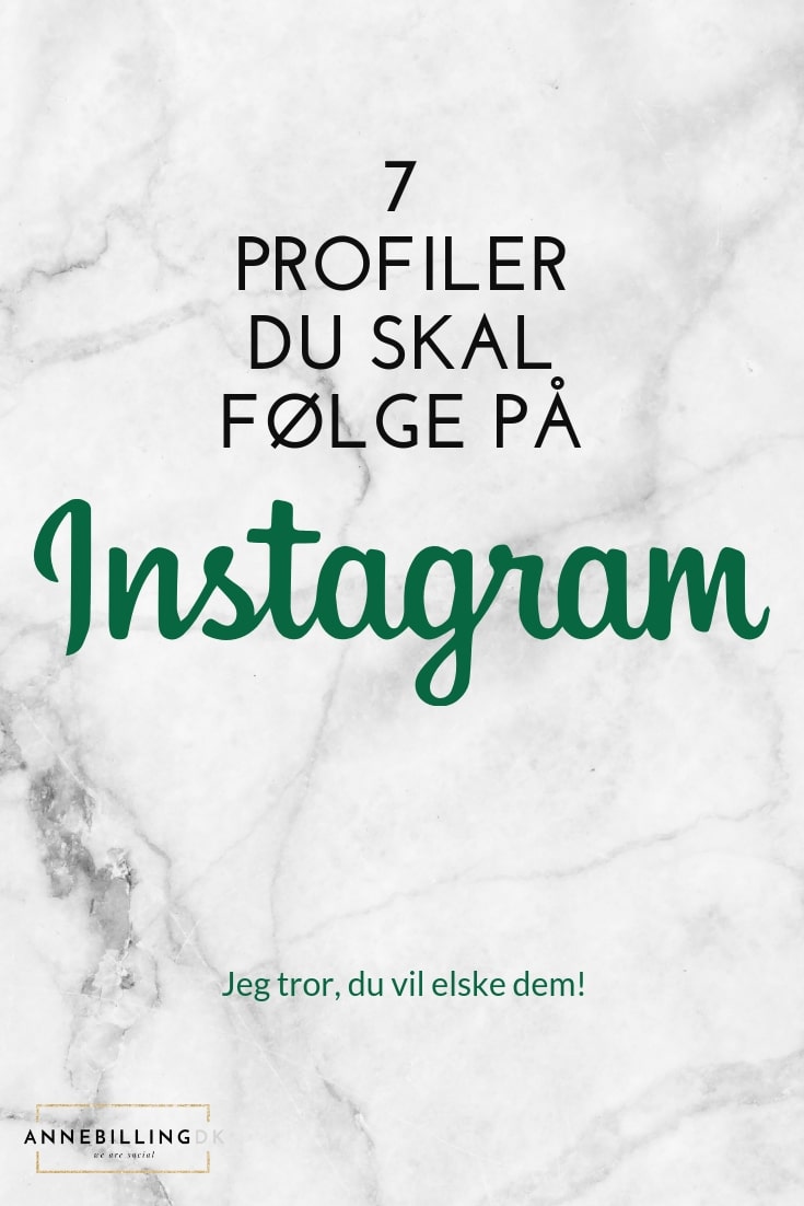 Mine foretrukne Instagram-konti i 2018! Syv Instagram feeds fyldt med inspiration, kreativitet og æstetik. Jeg tror, ​​du vil elske dem! #Instagram #SmallBusiness #Marketing #Instagramtips #SocialMedia #Instagramfollowers #Entrepreneur